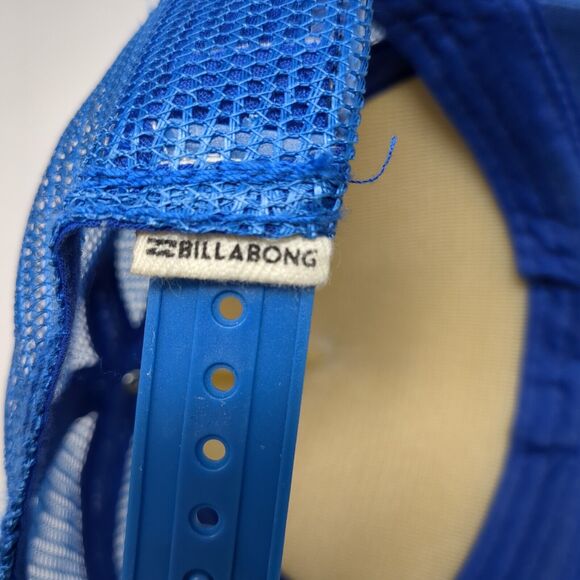 Billabong Australia Snapback Trucker Hat Blue OSFA Adjustable Mesh Back 6 Panel - Picture 8 of 9